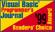 VB Programmer's Journal 1999 Reader's Choice 