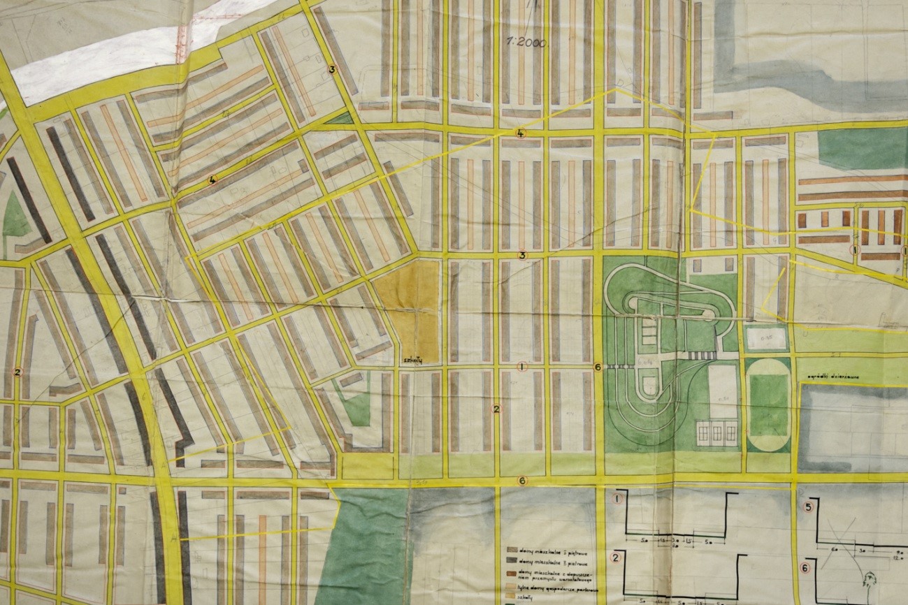 Projekt zabudowy Kozackich Gór, 1933 r., APT, AmT WB, sygn. 3077