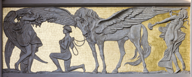 Frieze by Jacek Malczewski. Picture by Piotr Kożurno.