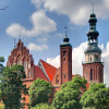 Kościół Trójcy Św. w Chełmży - widok od wschodu